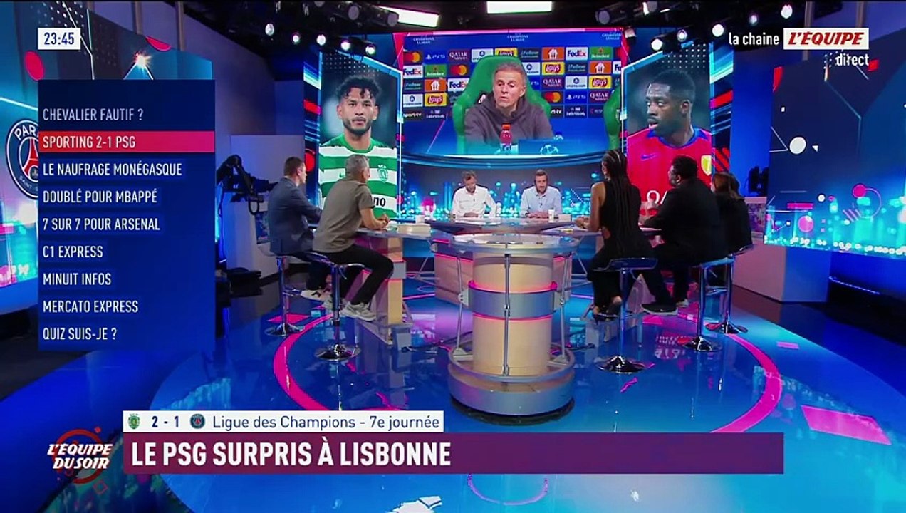 Luis Enrique : « Pour moi, c'est notre meilleur match à l'extérieur de la saison » - Foot - Ligue des champions - PSG