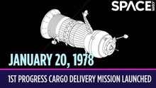OTD In Space - January 20: 1st Progress Cargo Delivery Mission Launched