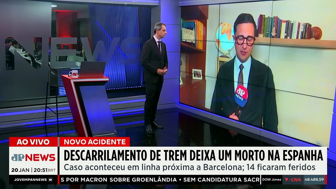 Descarrilamento de trem na Espanha deixa um morto e 37 feridos