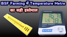 Bsf farming temperature meter uses | bsf farming kaise karen | black soldier fly farming