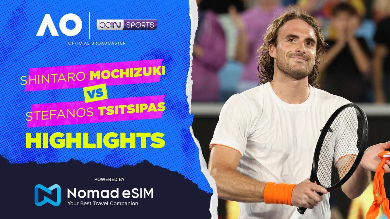 Shintaro Mochizuki vs Stefanos Tsitsipas | Match Highlights | Australian Open 2026