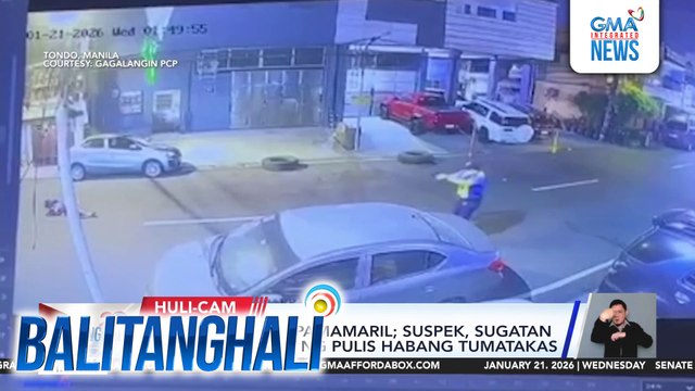 Lalaki, patay sa pamamaril; suspek, sugatan matapos barilin ng pulis habang tumatakas | Balitanghali
