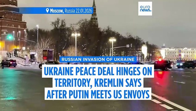 US negotiators meet Putin in Moscow for overnight Ukraine peace talks