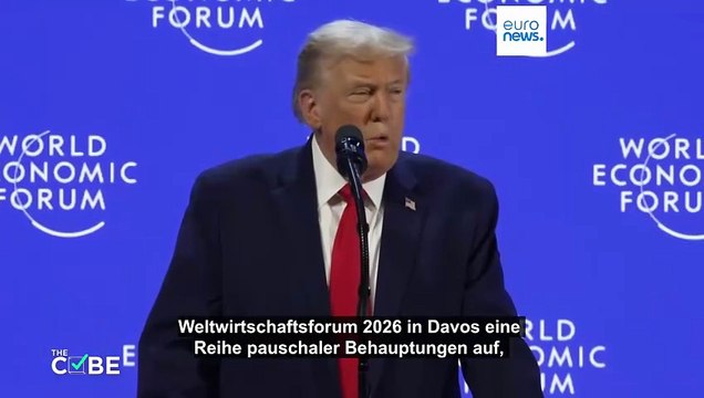 Grönland, NATO und 8 Kriege: Das steckt hinter Trumps Rede in Davos
