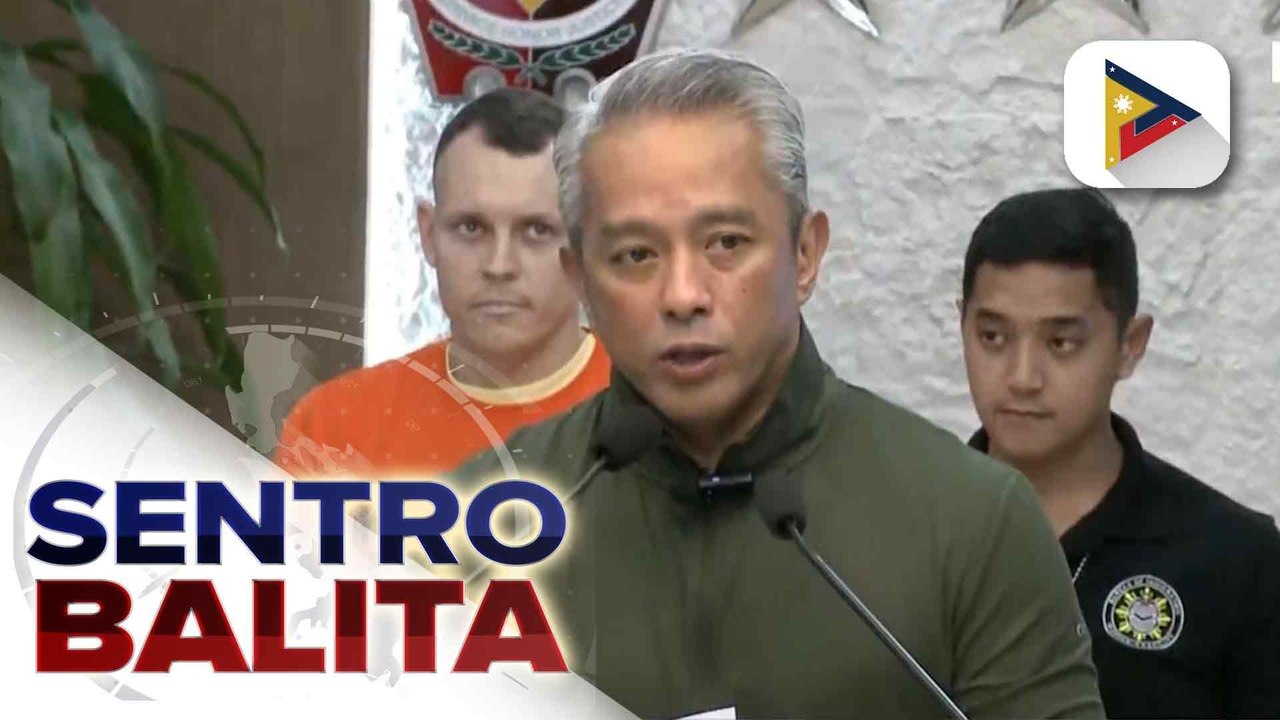 Pamahalaan, hindi papayagan na insultuhin at bastusin ang mga Pilipino ng sinumang dayuhang turista; dalawang inarestong vlogger, iniharap ni DILG Sec. Jonvic Remulla sa publiko | ulat ni Ryan Lesigues