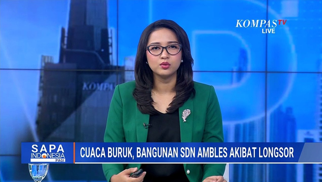 Bangunan SDN di Kulon Progo Ambles Akibat Longsor | SAPA PAGI