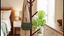 Pipishell Wooden Coat Rack 🌿