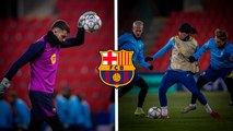 Champions League: Barcelona afina puntería en República Checa previo al juego ante Slavia Praga