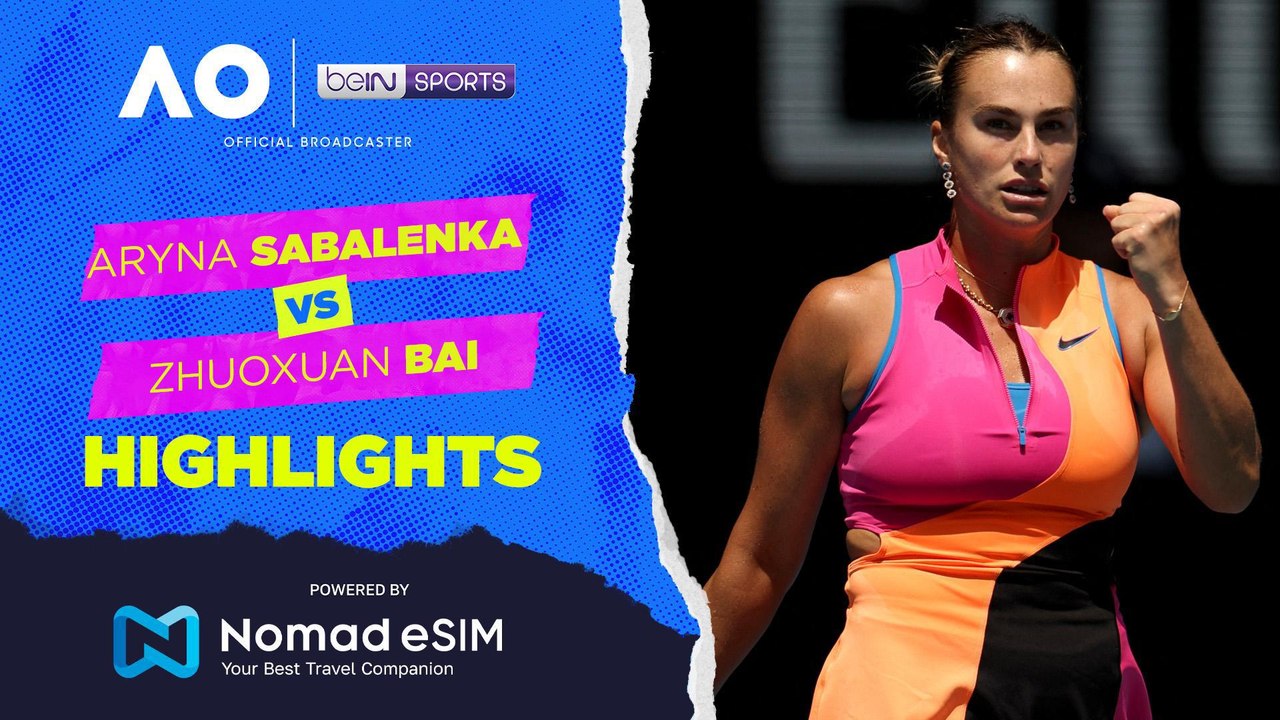 Aryna Sabalenka vs Bai Zhuoxuan | Match Highlights | Australian Open 2026