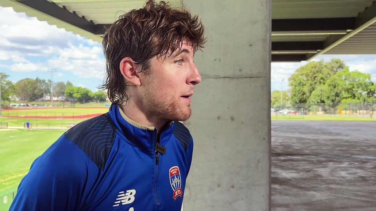 Jets midfielder max burgess, Newcastle Herald, January 21, 2025