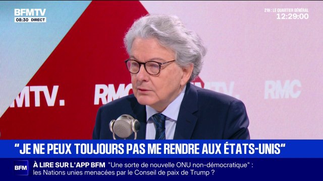 Thierry Breton, ancien commissaire européen: C'est une humiliation, une vassalisation de plus (...) que souhaite Donald Trump sur nous Européens