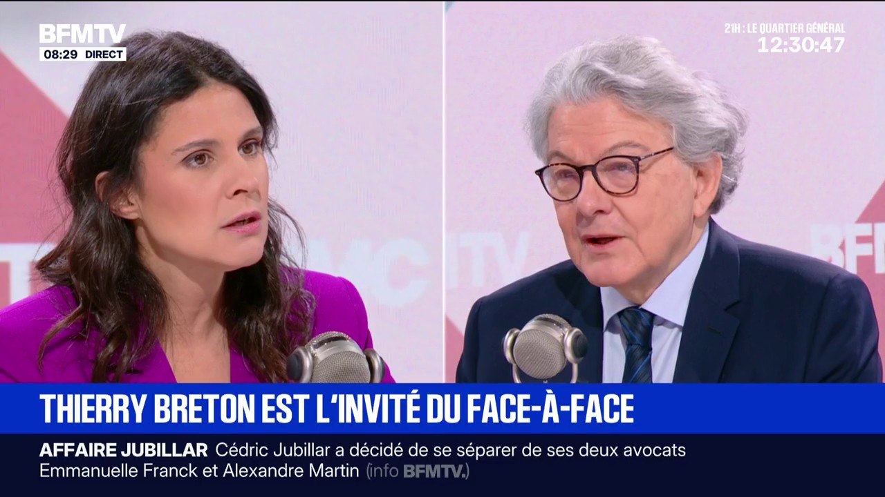 “J’ai compris que c’était parce que j’avais fait mon travail de commissaire européen”, déclare Thierry Breton, interdit de territoire aux États-Unis