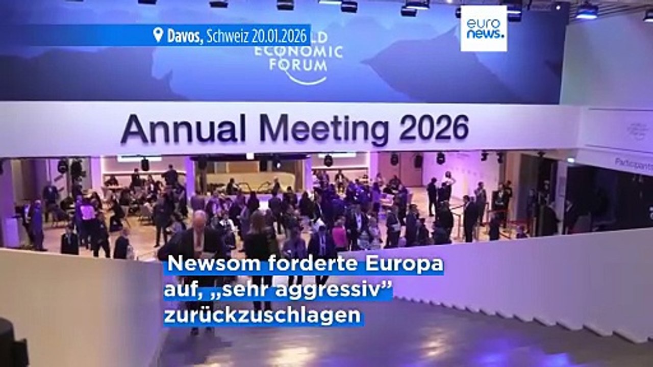 "Trump ins Gesicht schlagen" - rät Kaliforniens Gouverneur Newsom den Europäern