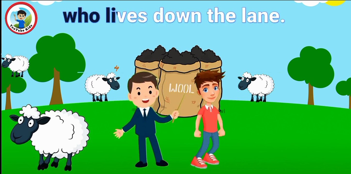 Baa Baa Black Sheep Nursery Rhyme for Kids 🐑🎵 #BaaBaaBlackSheep #NurseryRhymes #KidsSongs #BabySongs #LearningForKids