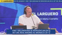 Enganchón entre Antón Meana y Bruno Alemany por el 'cambio' de estatus de Vinicius con Arbeloa respecto a Xabi Alonso