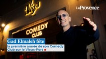 Gad Elmaleh fête la première année de son Comedy Club sur le Vieux-Port