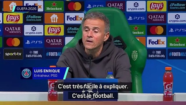 Luis Enrique : “On méritait de gagner, le football est un sport de m****”
