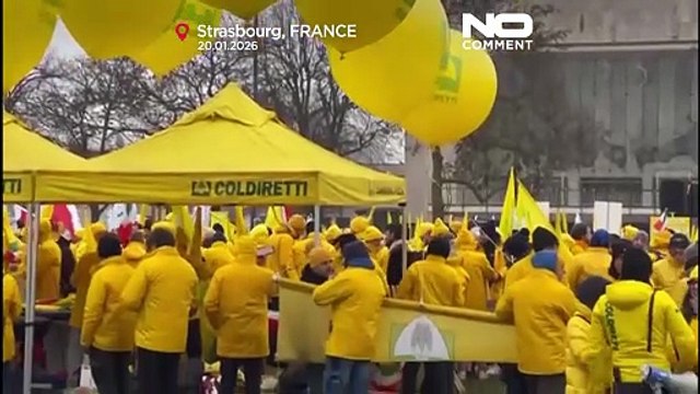 Accordo commerciale UE-Mercosur, migliaia di agricoltori protestano prima del voto