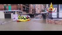 Maltempo Catanzaro, vigili del fuoco in azione