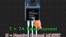 MOSFET Decryption: 7N65 = 7A, N-Channel, 650V