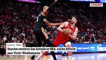 Houston renverse San Antonio en NBA, soirée difficile pour Victor Wembanyama - Basket - NBA