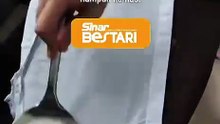 Gosok pakaian sekolah