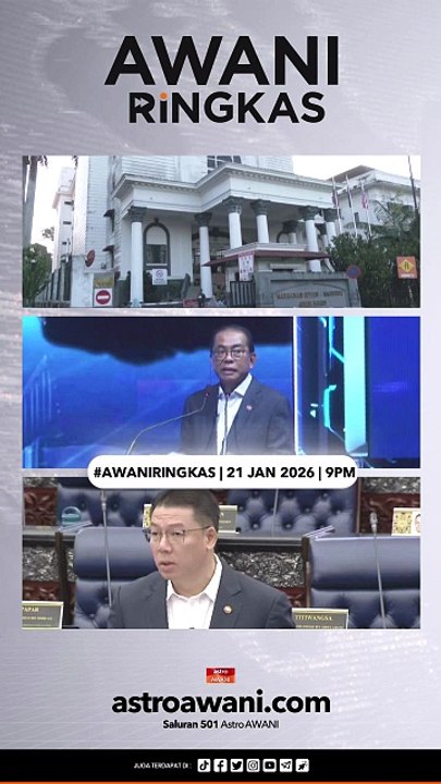 #AWANIRingkas 21 Januari 2026 | 9PM