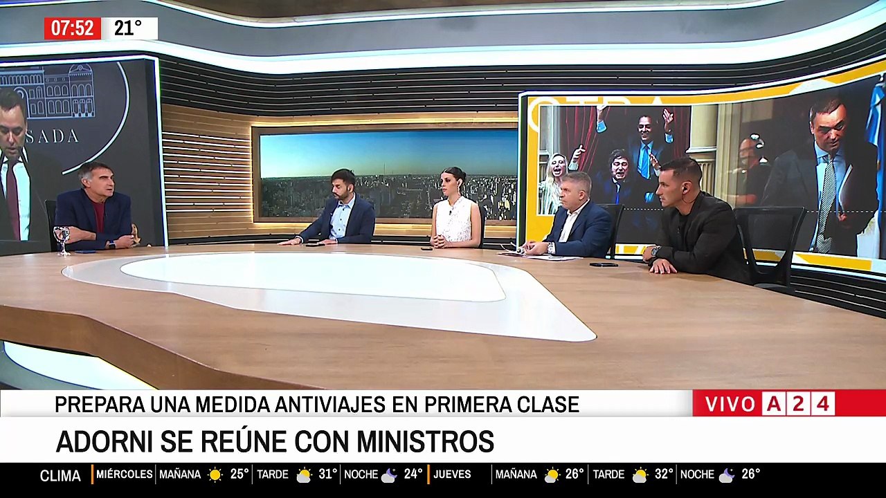 El Gobierno  contra los viajes en primera clase de funcionarios: la medida de Manuel Adorni