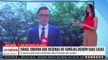 Israel ordena retirada de famílias palestinas no sul da Faixa de Gaza