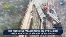 Dos trenes que pasaron antes del Iryo también tienen marcas de la vía rota en sus ruedas