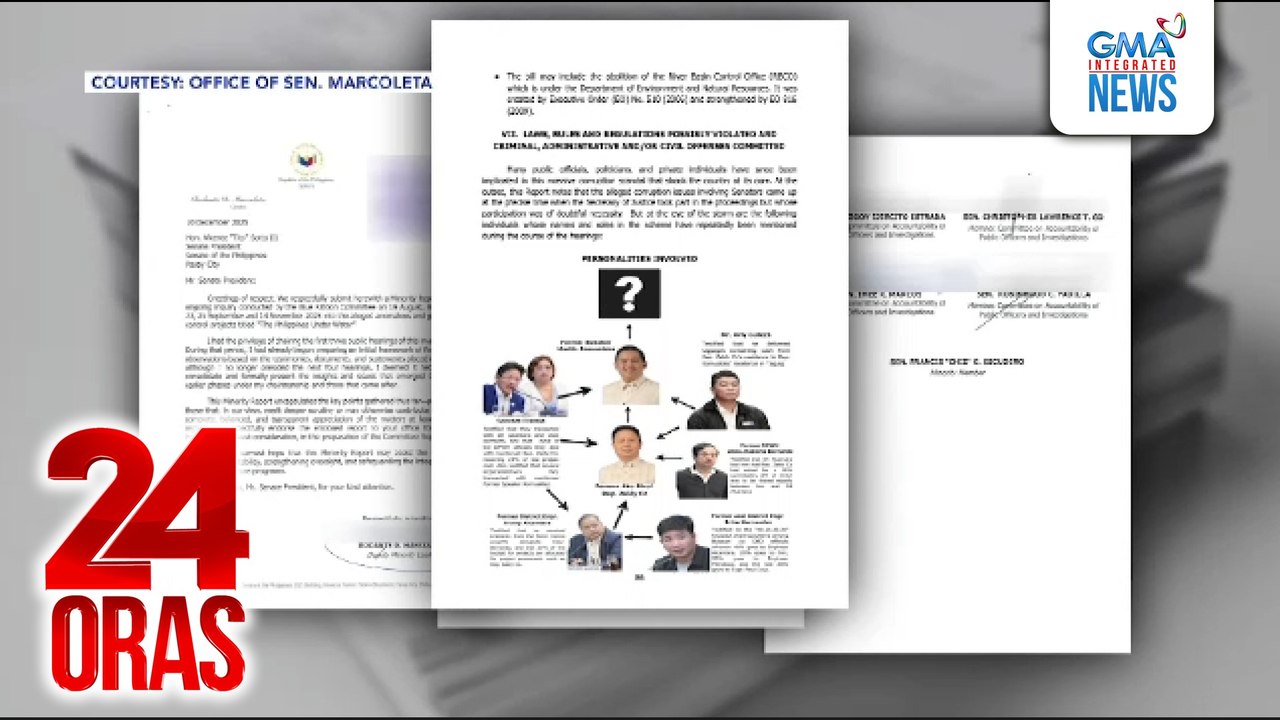 ‘Pambabastos’ ang report ng minorya; pinangunahan ang ‘di pa tapos na BRC hearing - Sen. Lacson | 24 Oras