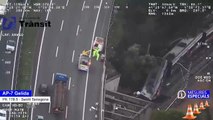 Imágenes aéreas del accidente de Rodalíes.