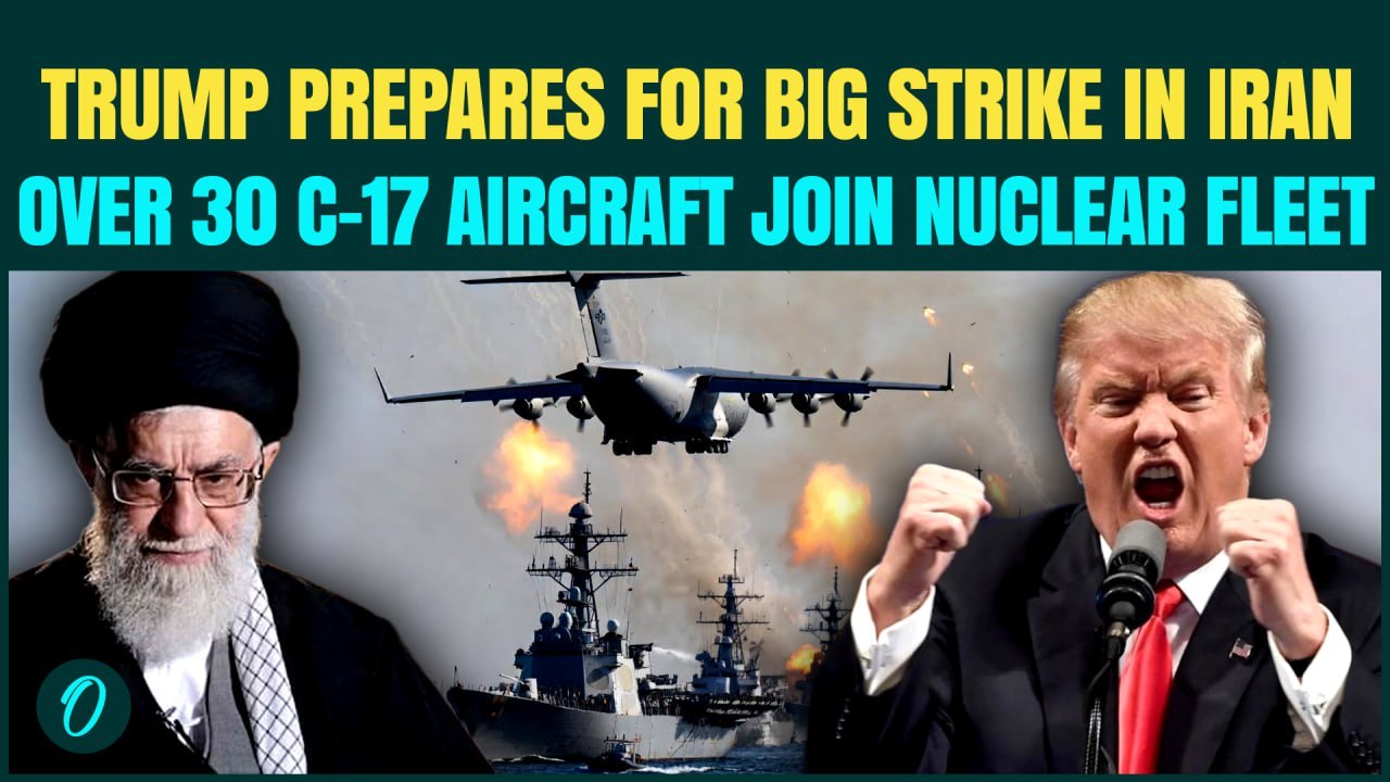 Trump’s 30+ BIGGEST Military Aircraft C-17 REACH Iran; Join NUCLEAR WARSHIPS| US Attack On Iran Soon