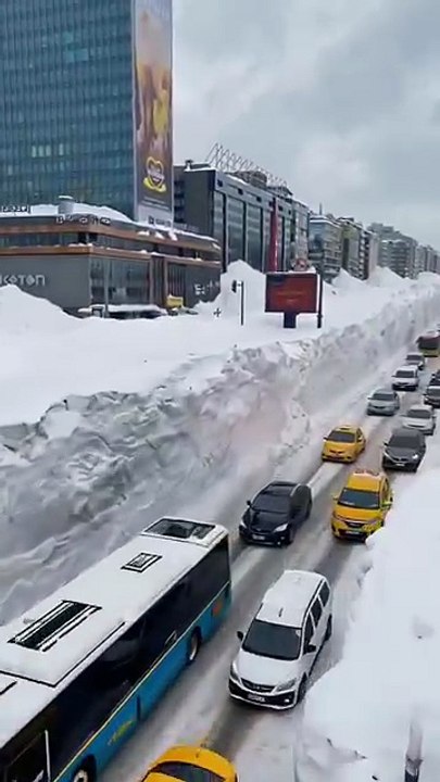 Huge snowfall