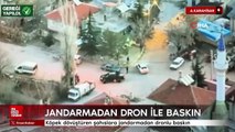 Afyonkarahisar'da köpek dövüştüren şahıslara jandarmadan dronlu baskın