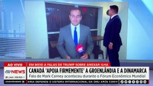 Premiê do Canadá declara apoio à Groenlândia e à Dinamarca em meio a falas de Trump