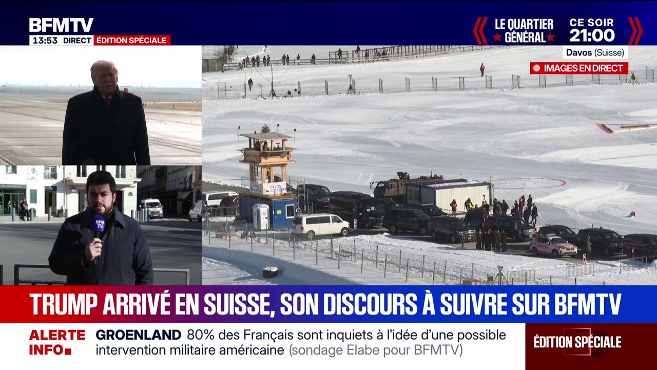 Davos: l'Elysée sera très attentive à la réponse de Donald Trump sur l'exercice militaire de l'OTAN au Groenland