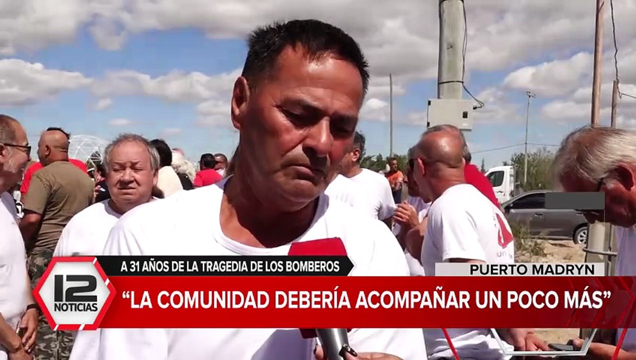 MADRYN | A 31 años de la tragedia de los bomberos: "la comunidad debería acompañar un poco más"