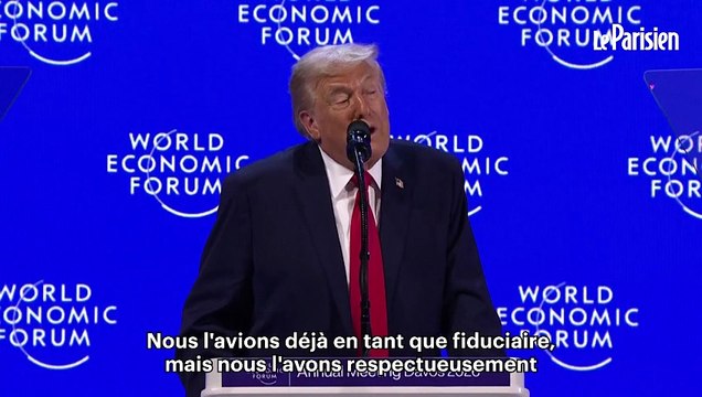 Groenland, UE et tacle contre Macron : ce qu’il faut retenir du discours de Trump à Davos