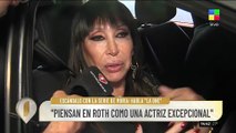 Moria Casán defendió a capa y espada a Cecilia Roth