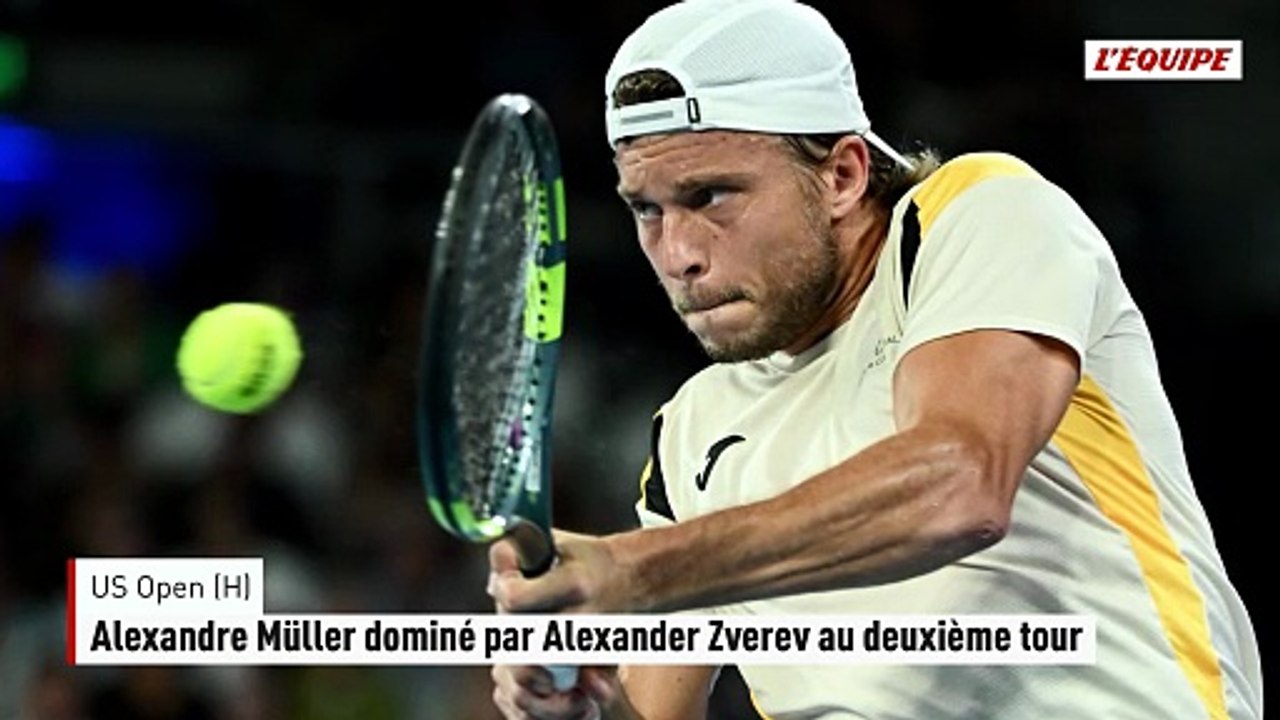 Alexandre Müller dominé par Alexander Zverev au deuxième tour de l'Open d'Australie - Tennis - Open d'Australie