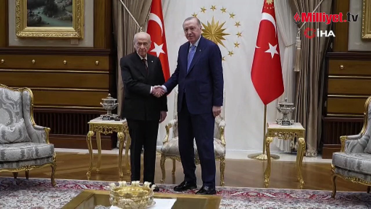 Beştepe'de kritik zirve! Cumhurbaşkanı Erdoğan, MHP lideri Bahçeli'yi kabul ediyor