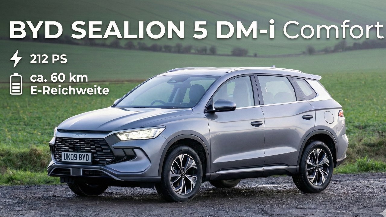 Neuer Plug-in-Hybrid BYD SEALION 5 DM-i Comfort im Check