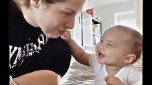 This baby laugh is better than stress relief😂😍
