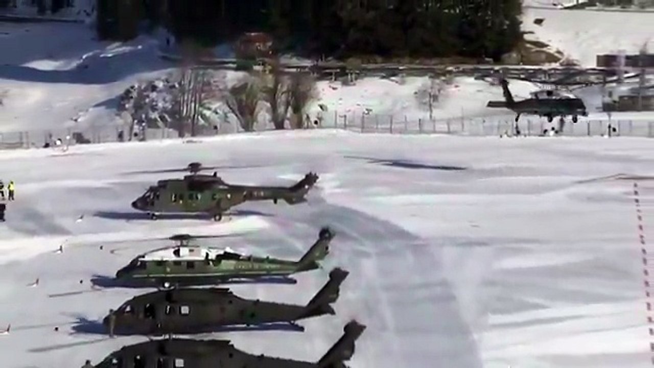 Le président Donald Trump est arrivé à Davos, en Suisse, où il doit rencontrer plusieurs dirigeants mondiaux et prononcer un discours au World Economic Forum.