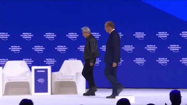 NVIDIA CEO TO DAVOS CROWD: EVERYONE SHOULD GET INVOLVED IN AI