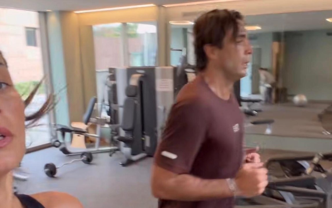 VIDEO / Federica Nargi e Alessandro Matri si tengono in forma: allenamento "condominiale"