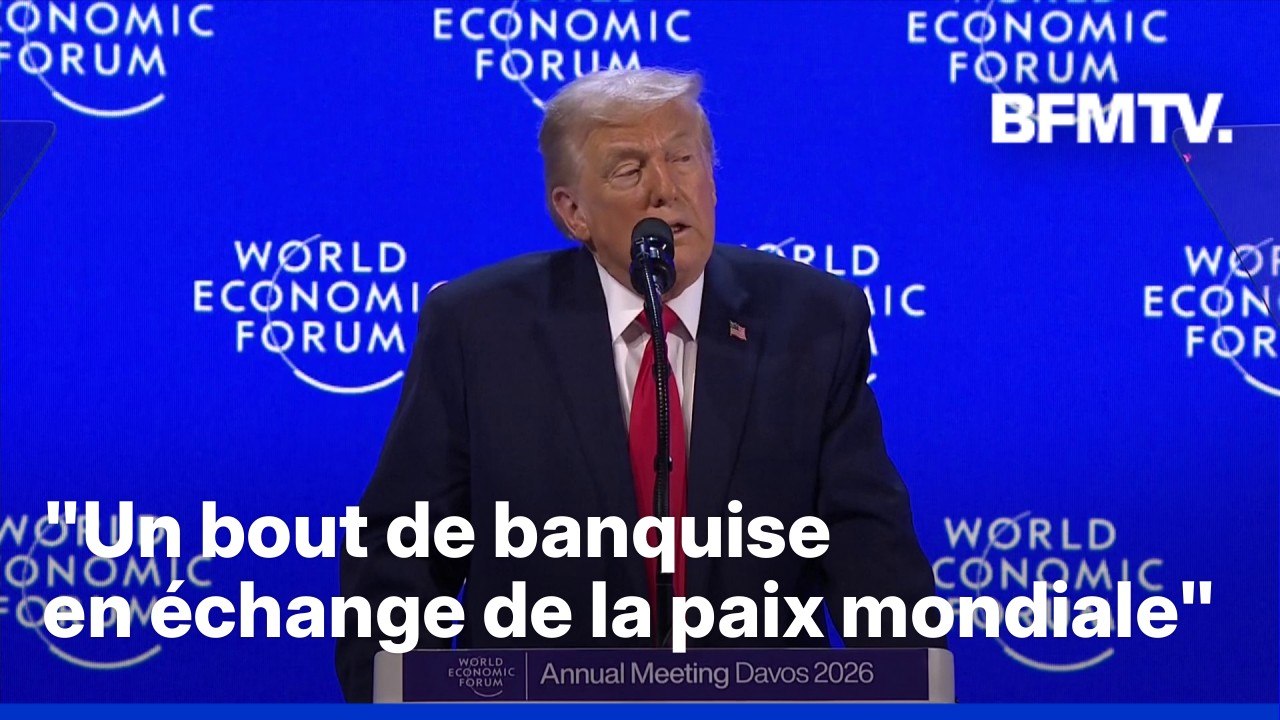 Groenland, Emmanuel Macron, Otan... Le discours de Donald Trump au Forum de Davos en intégralité