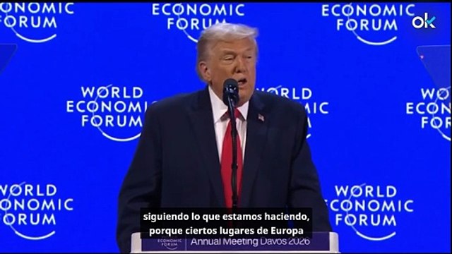 Huracán Trump en Davos: Europa no va en la buena dirección y sólo EEUU puede proteger Groenlandia