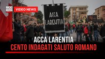Acca Larentia, cento indagati per il saluto romano